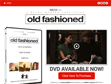 Tablet Screenshot of oldfashionedmovie.com